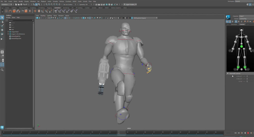 Home Maya advanced rigging