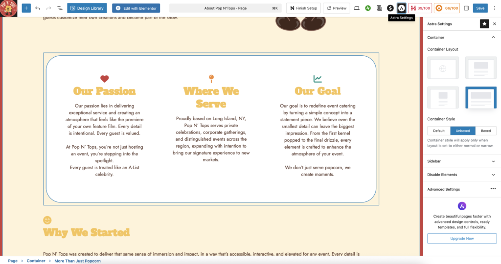 wordpress popntops