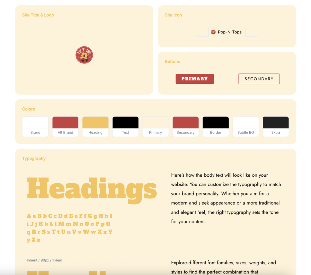 ux/ui for popntops